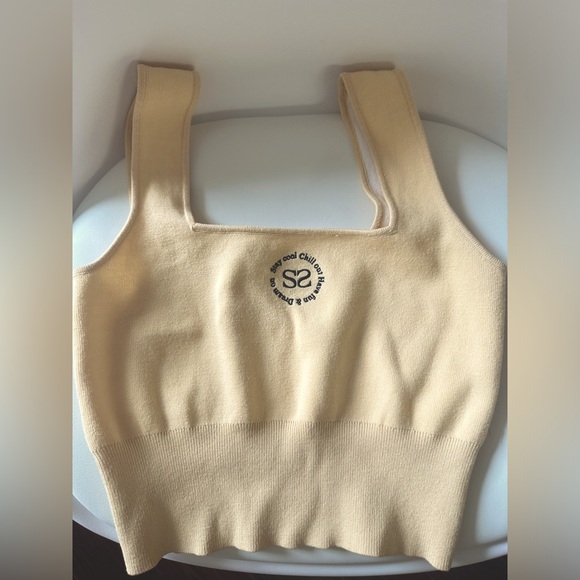 Sandro lovely warm yellow cotton top - Picture 1 of 5